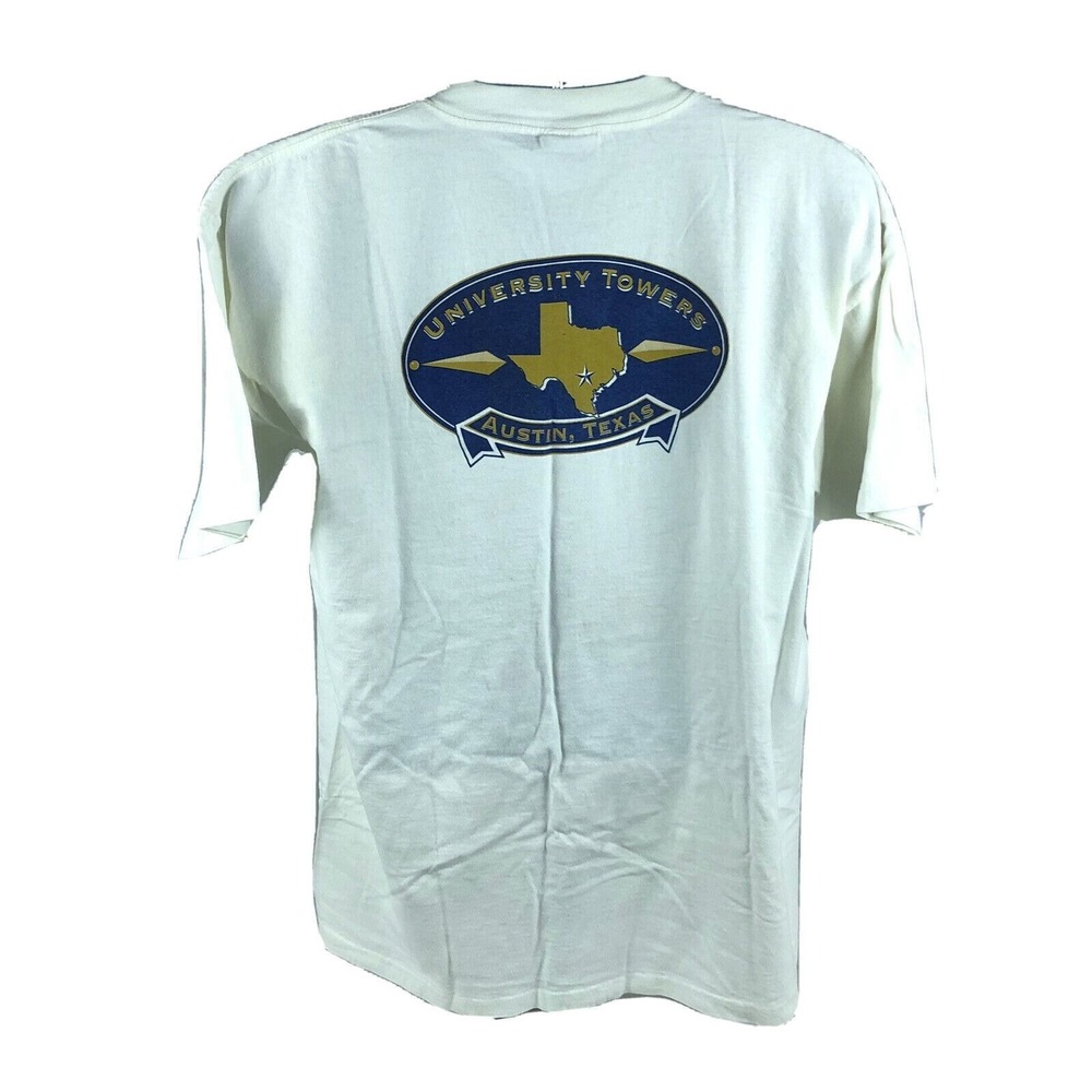 University Towers Housing Austin Texas Vintage T-Shirt XL Allsport Single Stitch